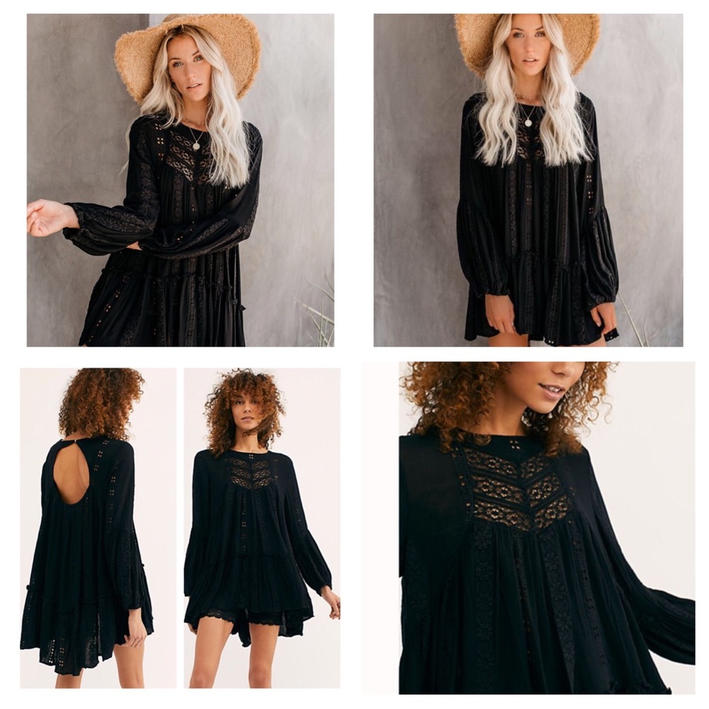 Free People Kiss Kiss Embroidered Tunic. NWT. - Picture 2 of 7